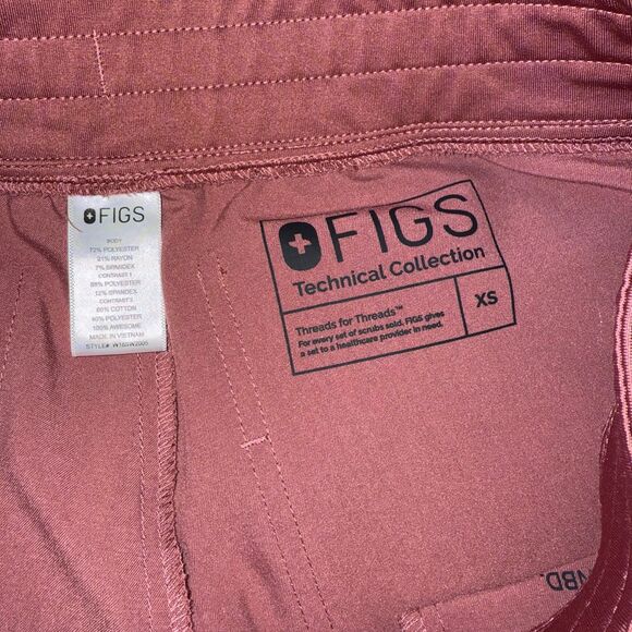 FIGS Zamora Joggers XS & Catarina Top Small Scrub Set For Women - Picture 7 of 8